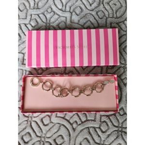 Victoria's Secret rose gold chunky angel wing bracelet